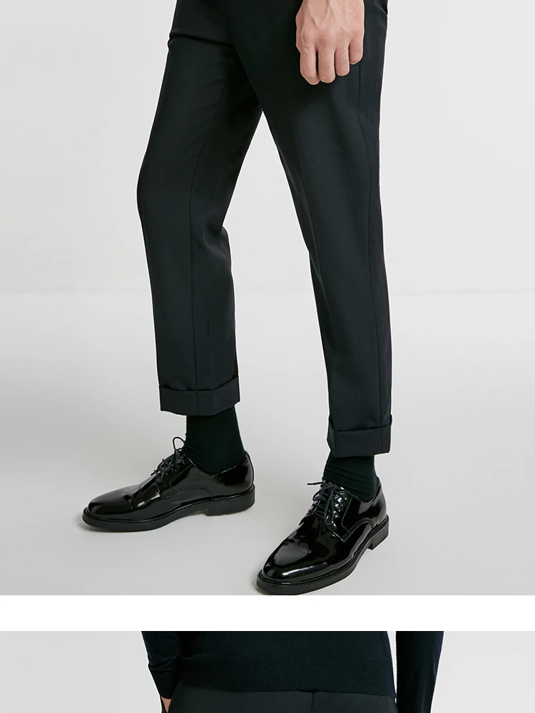 JackJones мужские Умные повседневные шерстяные брюки 218314558
