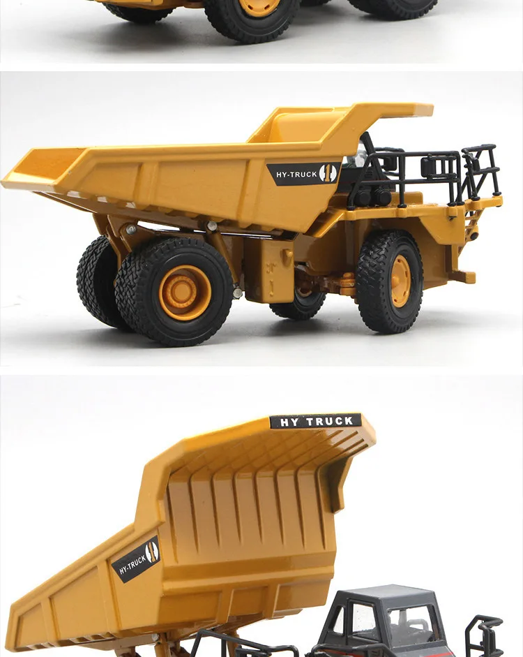 All-Metal Alloy Models Engineering Vehicle Mine Transportation Truck Collection Level Car Model Toy Car
