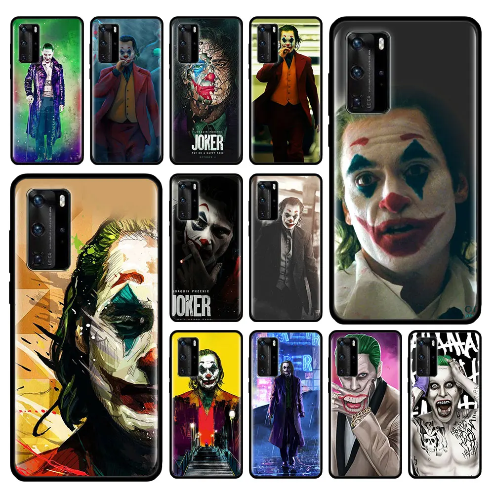 Suicide Squad Joker Case for Huawei P20 P40 Lite E P30 Pro P10 P Smart Z Plus 2019 Black Silicone Phone Shell Cover | Мобильные