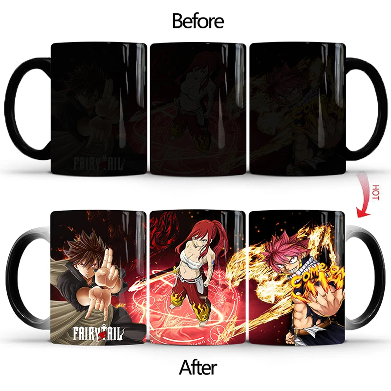 Fairy Tail Season 7 Chibi SD Tumbler Coffee Cup Mug Anime Manga NEW
