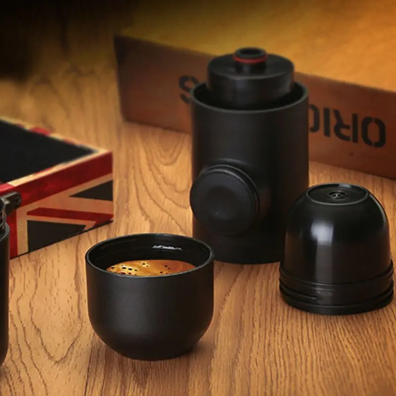 

Mini Coffee Machine Hand Held Coffee Maker Portable Compact Manual Espresso Maker Hand Pressure Portable Express Coffee Maker