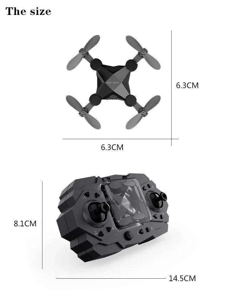 Мини-Дрон HD Квадрокоптер складной Дрон самолет FPV Wifi дроны, Радиоуправляемый вертолет селфи дроны детские игрушки подарок