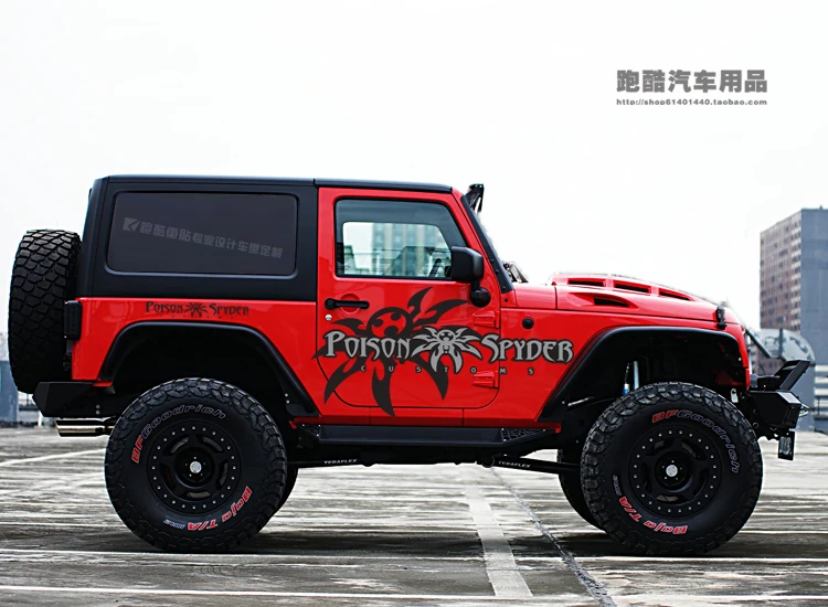 Автомобильный стикер для JEEP Wrangler внешний вид наклейки модифицированный Вранглер персональный яд Паук автомобильный стикер