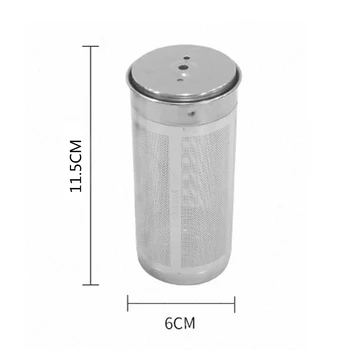 

Stainless Steel Tea Infuser Basket Reusable Mesh Strainer Coffee Filter W/ Lid Silver Tea Infusers