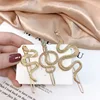 New Metal Snake Shape Bobby Pins Punk Gold Tone Animal Hair Accessories Hairpin Gift Vintage Hair Jewelry ► Photo 3/6