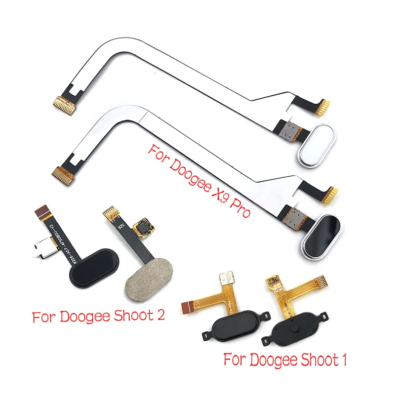 Протестировано Новое Для Doogee Shoot 1 2X9 Pro домашняя кнопка отпечаток пальца сенсорный ID сенсор гибкий кабель ленты Замена пасты