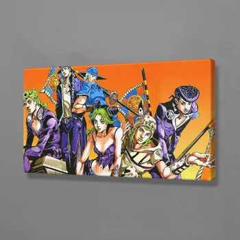

JoJo S Bizarre Adventure Canvas Wall Art HD Prints Poster Home Decoration Anime Character Painting Modular Pictures For Bedroom