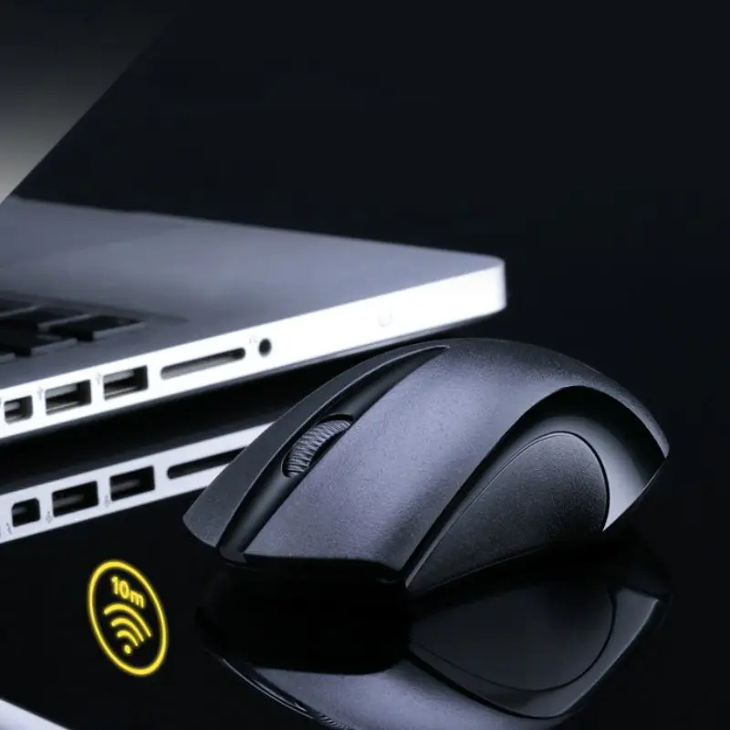 Greatlizard 2,4 Ghz Профессиональная беспроводная мышь, универсальная оптическая мышь для ноутбука, Офисная светодиодная оптическая компьютерная мышь 1200 dpi