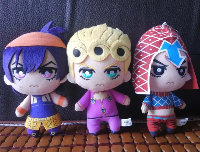NEW JoJos Bizarre Adventure Golden Wind Plush Giorno Narancia Mista PLUSH DOLL 5