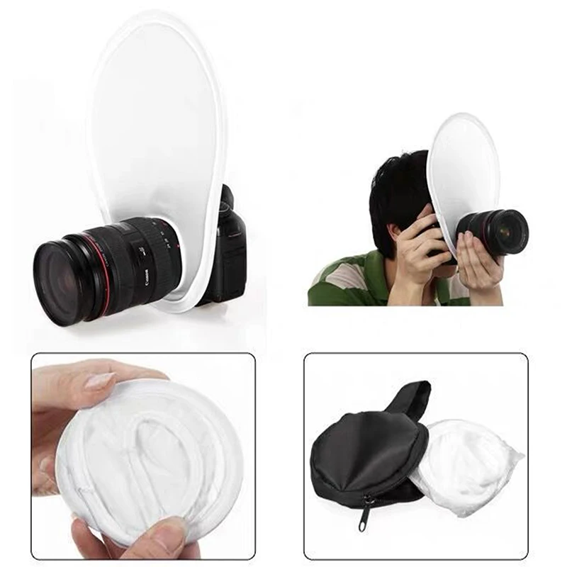 DSLR 카메라 렌즈 용 사진 플래시 렌즈 리플렉터 플래시 디퓨저 소프트 박스