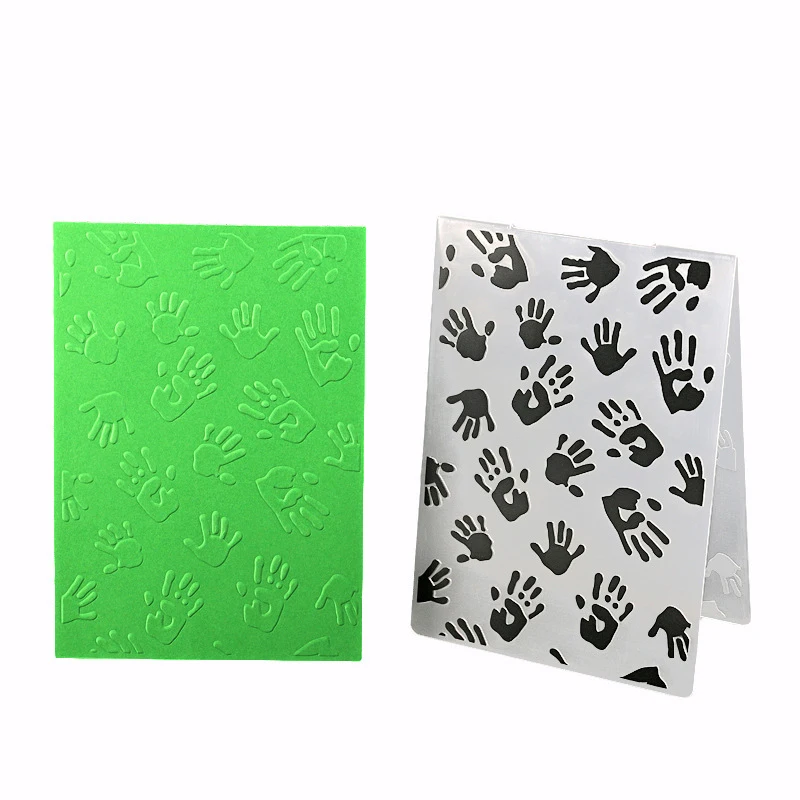 1PC Plastic Embossing Folders Transparent Template Photo Album Fondant Decoration Making Scrapbooking Craft Card DIY hand Stamps