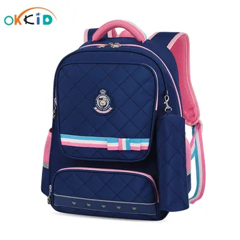 

OKKID primary student girl school backpack cute bowknot backpacks for children bookbag kids backpack girls school bags girl gift