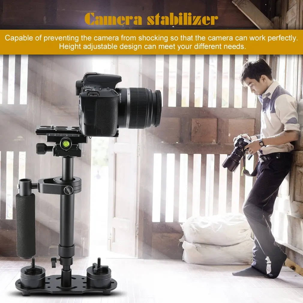 S40 S60 S80 Steadycam масштабируемый Ручной Стабилизатор из углеродного волокна Steadicam для Canon Nikon sony DSLR камеры компактная видеокамера