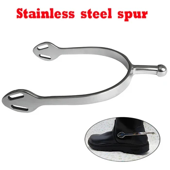 

Stainless Steel horse spurs Horse Riding Antique Western Hand Carved Decorative Riding Boots Horse Racing Equipment