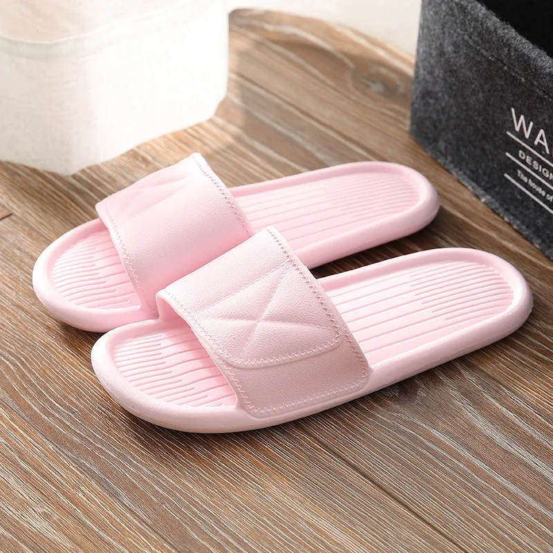 2021 Couples Stylish Adult Sandals Slip-Proof Thick-Soled Indoor Outdoor Slippers Men Flip Flops House Sleepers Shoes Woman Home 