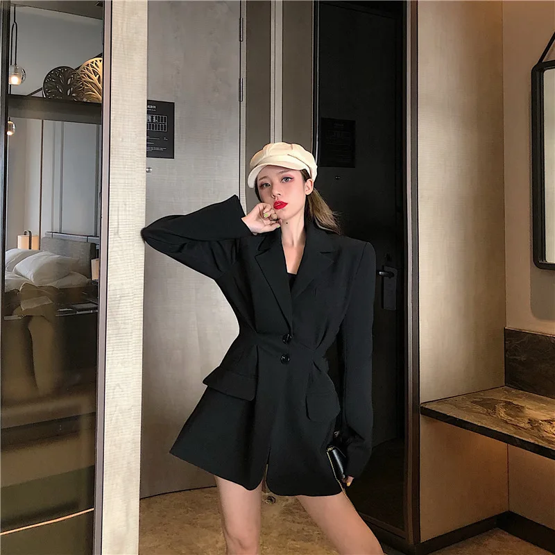 Photo Shoot Online Celebrity Casual Small Suit Women's Korean-style Loose-Fit Suit Jacket
