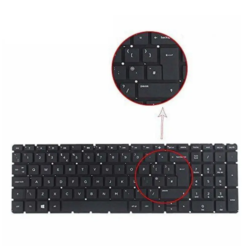 Teclado Portátil para hp Pavilion Eua Reino Unido ru sp fr 250 g4 250 g5 256 g4 256 g5 255 255 255 15-ac 15-af 15q-aj 15-ba - Imagem 5