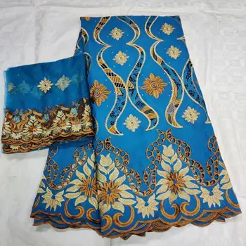 

7yards tissu afrcan wax prints fabric with lace 2020 high quality swiss voile lace in switzerland african french swiss lace