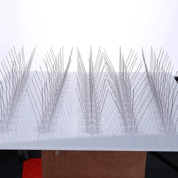 

Botique-50Cm Eco-Friendly Stainless Steel Bird Spikes for Pigeons and Other Small Birds Fence Security Control Deterrent Kit