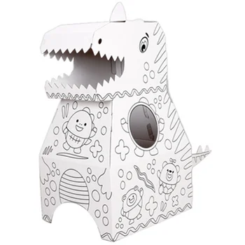 

1pc Assemble Animal Puzzle Educational Toy DIY Doodle Toy Creative Drawing Paper Doll for Girls Children Kids Boys