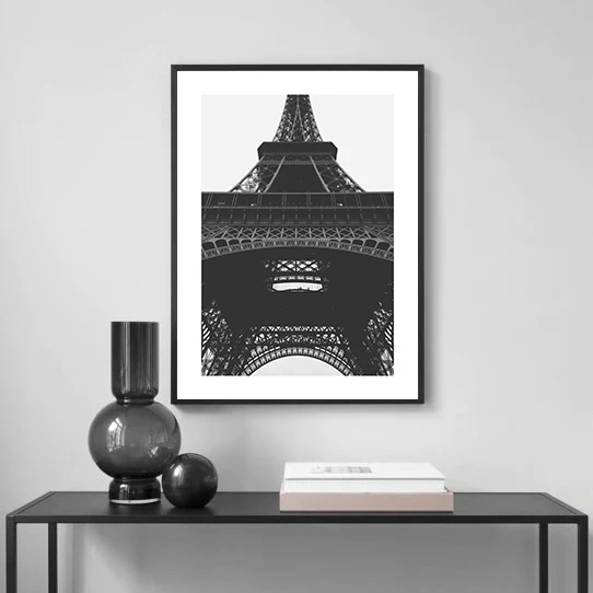 Nordic Black and White Marine Photography Art Print – Sexy Nude Women