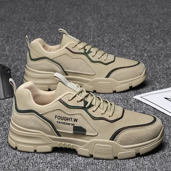 

canvas shoes daddy sports Breathable Lightweight Daddy shoes Hard-Wearing Injection low-cut Martin boots