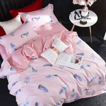 

Papa&Mima 100 Egyptian Cotton 500TC Bedding Set Silkly Linens Flat Fitted Sheet Pillowcase Comforter Cover