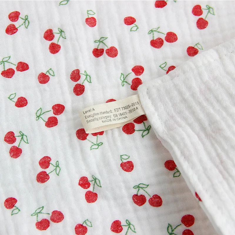  Cotton 4-Layer Gauze Cotton Candy Cute Cartoon Children Handkerchief Pure Cotton Towel Soft And Com