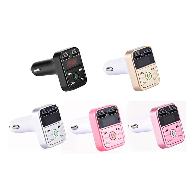 B2 Автомобильный Bluetooth MP3-плеер Hands-free fm-передатчик двойной usb зарядка ЖК-экран беспроводной автомобильный аудиоистема адаптер