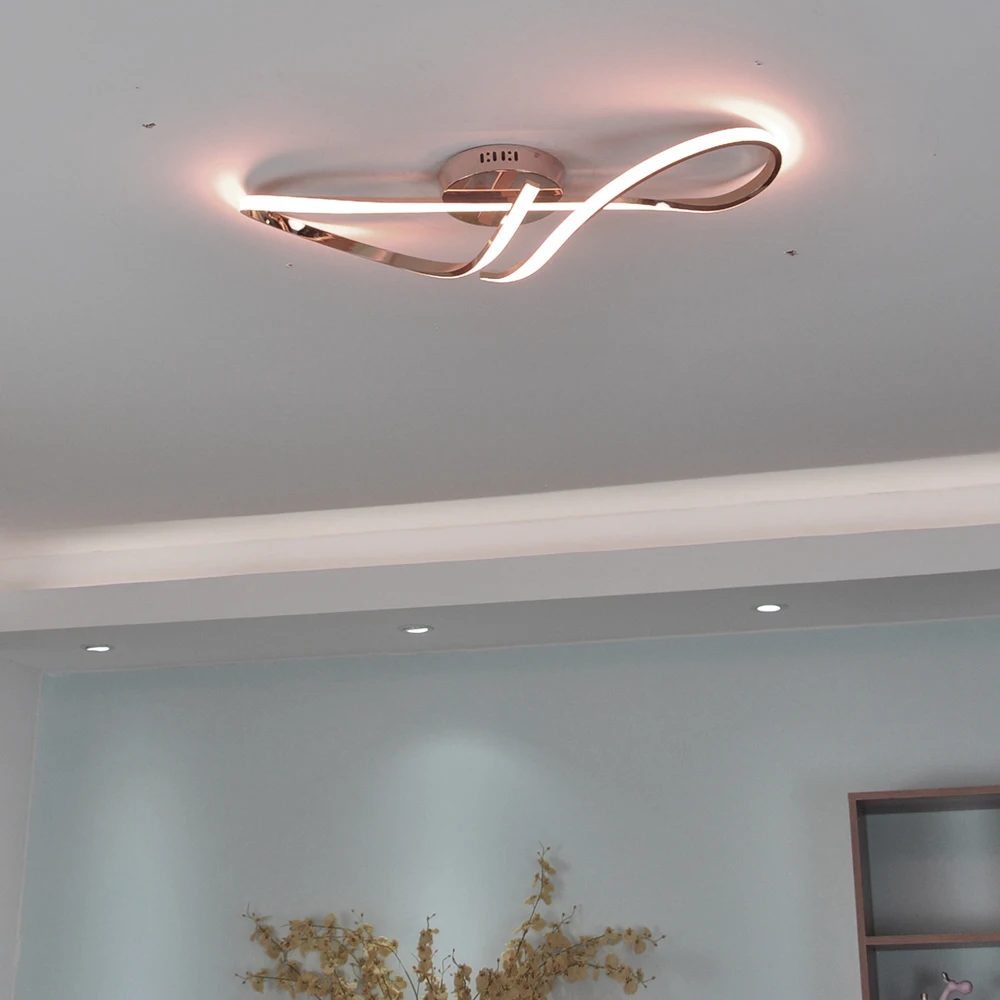 Gold/Chrome Plated Modern led Chandelier for foyer bedroom corridor living room AC90-260V ceiling chandelier fixtures