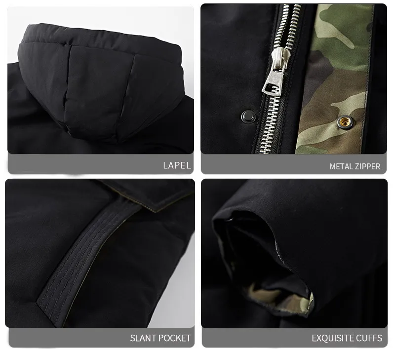 Aismz/зимняя мужская куртка; roupa casaco masculino; Длинная парка с капюшоном; толстая теплая верхняя одежда; шапка; парка; abrigo hombre; пальто; мужская одежда