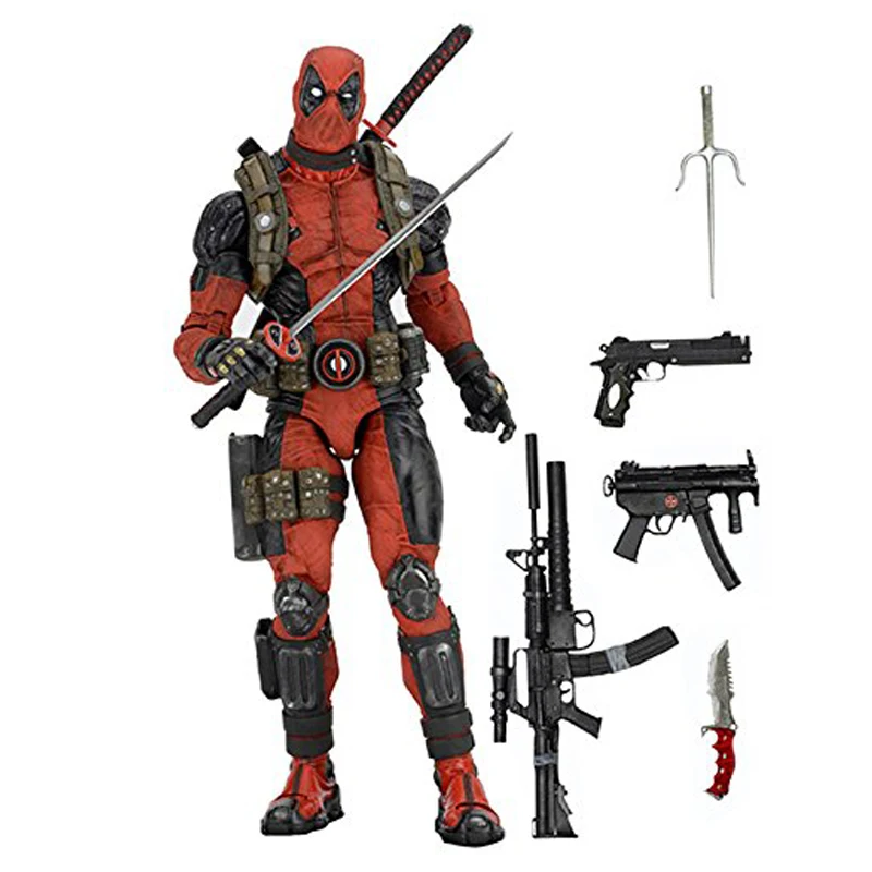Новый NECA Marvel Дэдпул X-men подвижная фигурка ПВХ Коллекция Brinquedos игрушка модель
