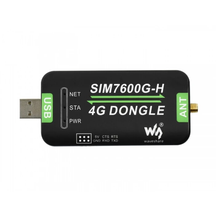Waveshare SIM7600G-H 4G DONGLE, GNSS Ŵ, ۷ι  