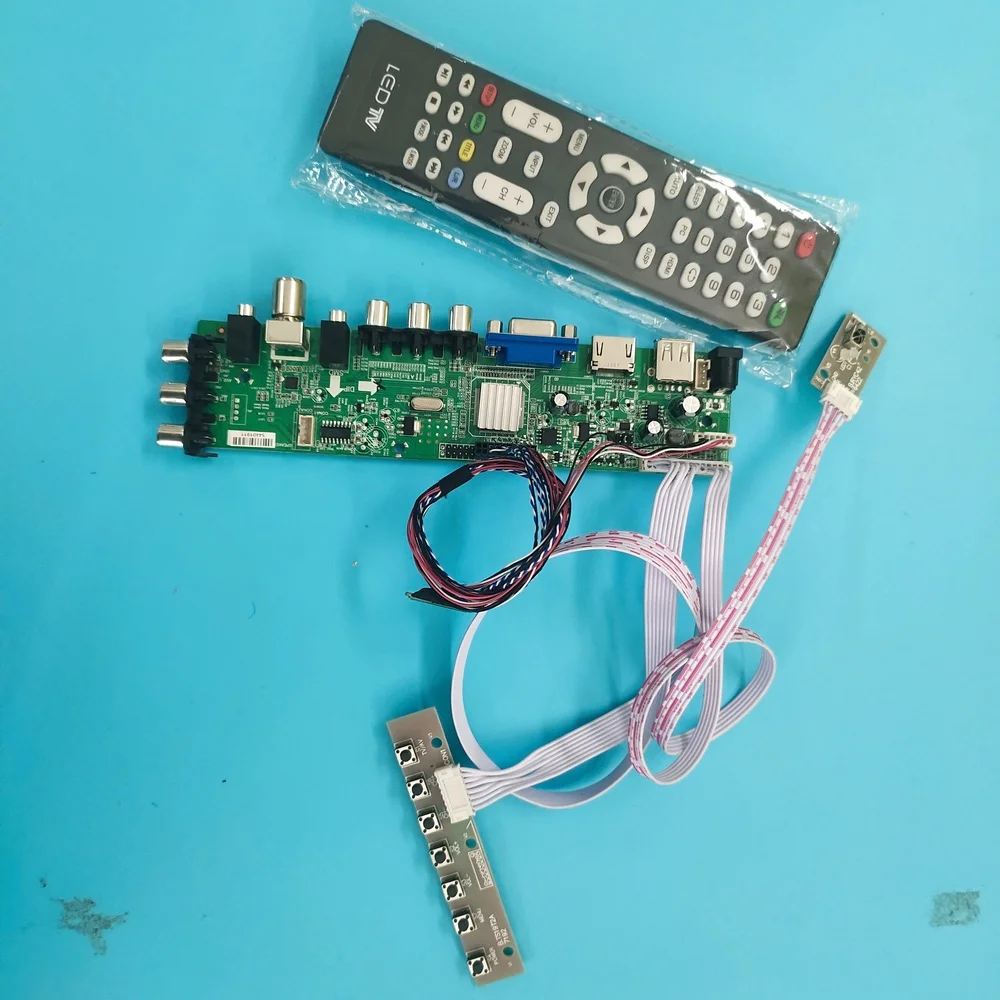 

Kit For LP173WD1 DVB-T DVB-T2 LED 40pin Signal TV controller board digital LVDS remote LCD 1600X900 USB HDMI VGA AV 17.3"