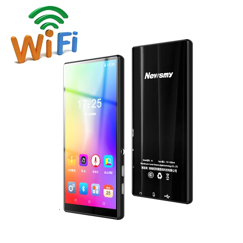 Портативный сенсорный 5 дюймовый HD видеоплеер Smart WIFI MP4 Bluetooth Android 8 0 MP5 для Youtube Tiktok