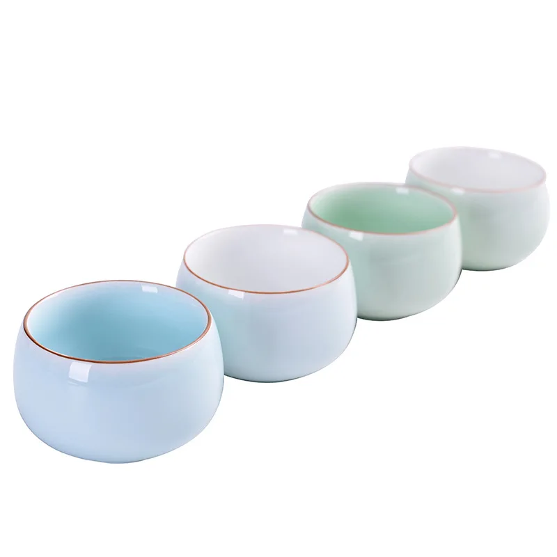 Напрямую от производителя,, чайная чашка Celadon, кунг-фу, карп мастер, удача, чашка для медитации, творческие практичные маленькие подарки