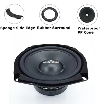 

5.25 Inch Car Speaker 4 Ohm 150W Alto Speaker Mediant HIFI Rubber Edge Universal Auto Woofer Louderspeakers