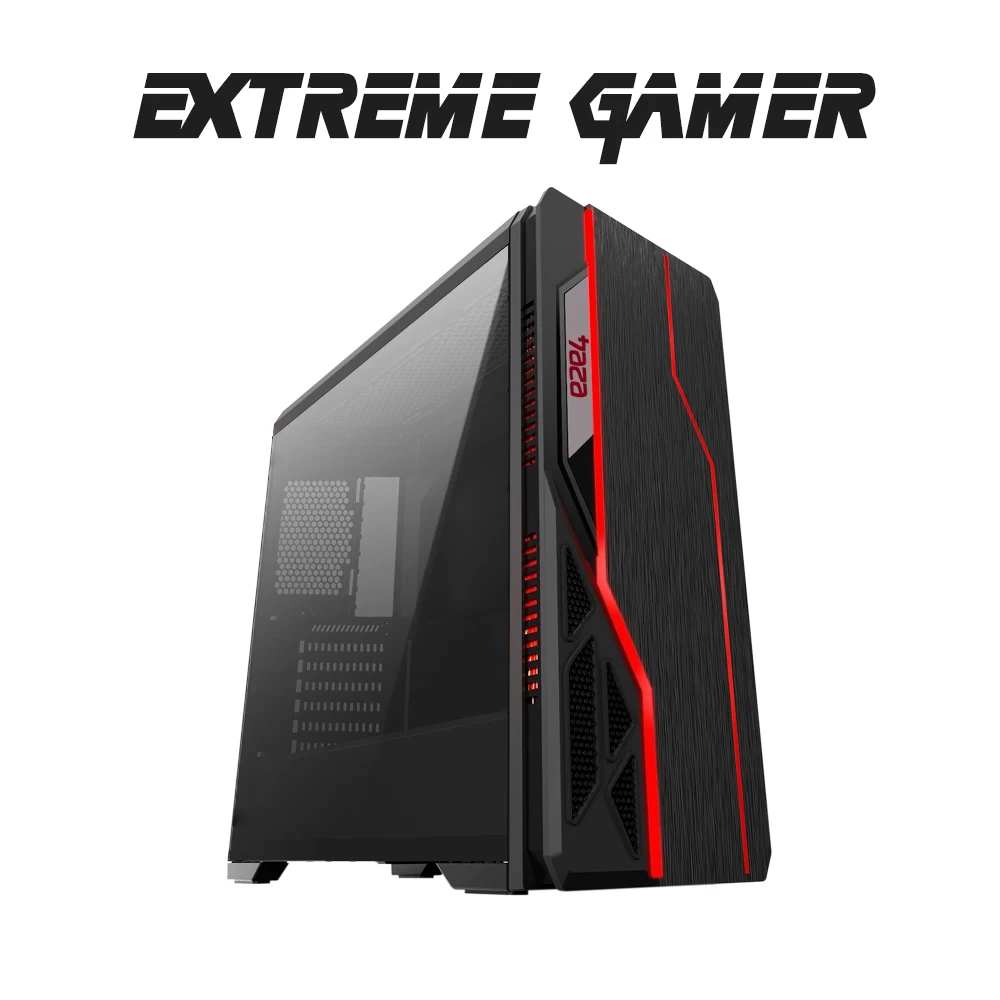 Computer case e2e4 ExtremeGamer GCC-01 Tempered Glass, ATX, Midi-Tower, USB 3.0, черный, Без БП (OT-GCC-01-B) ► Photo 2/6