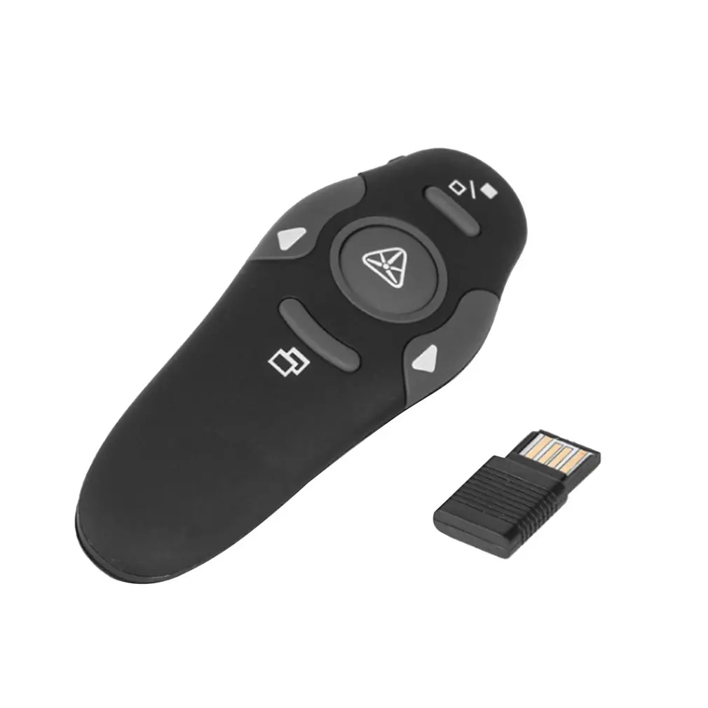 2.4G USB Wireless Presenter Laser Pointer PPT Remote Control for Powerpoint Presentation Teaching Meeting Laser