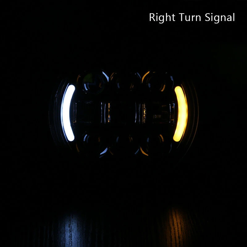Мотоциклетный головной светильник, 5-3/4 5,75 дюймов 45 Вт светодиодный головной светильник с DRL налобным фонариком, проектор, светильник для вождения Dyna Sportster, индийский