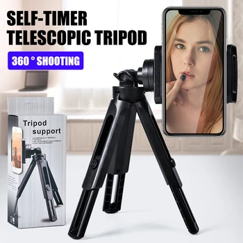 Online Universal Für GoPro Telefon Kamera Selfie Stick Stativ Tragbare Telefon Halterung Foto Studio Für Youtube Video Wohnzimmer Fotografie