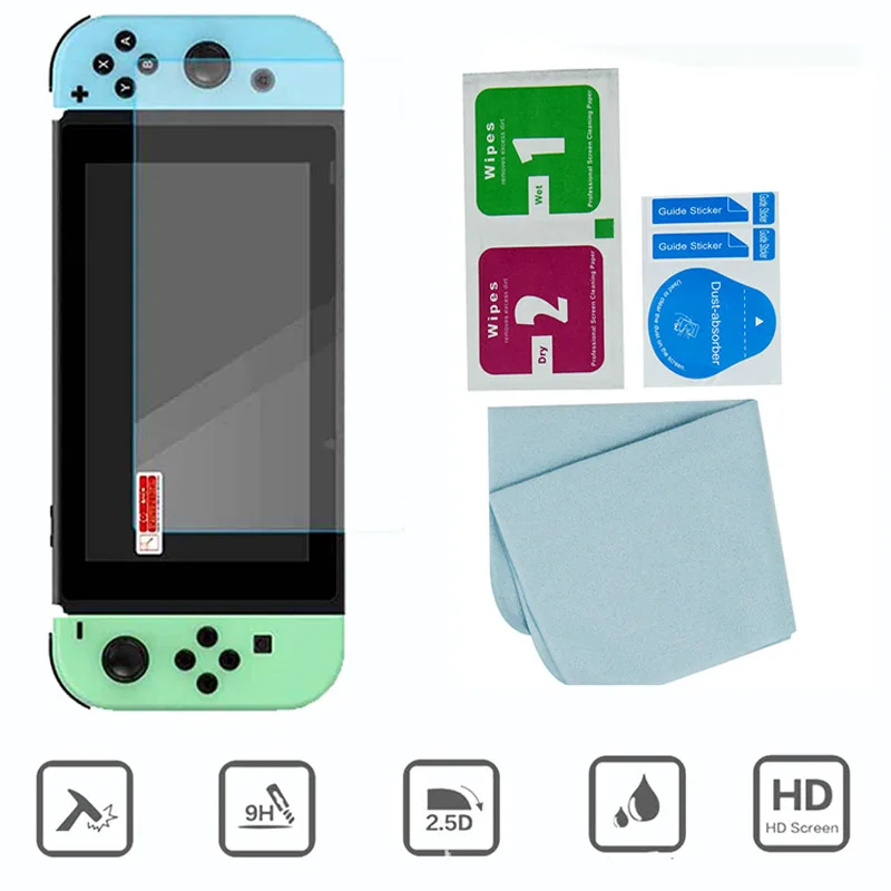 Nintendo switch animal crossing 2024 case and screen protector