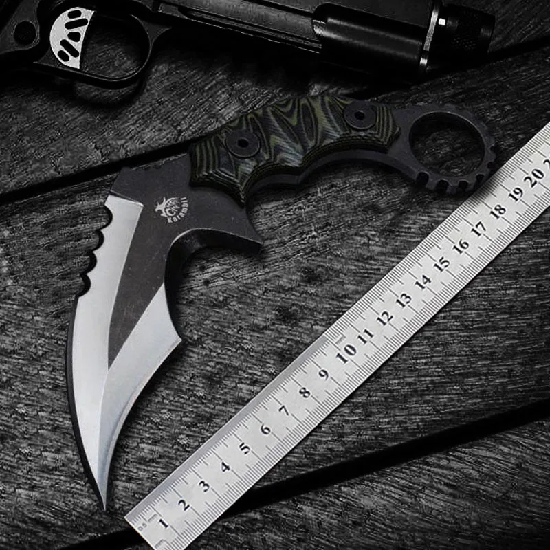 керамбит Уличные ножи Karambit cs go коготь нож выживания самообороны тактический