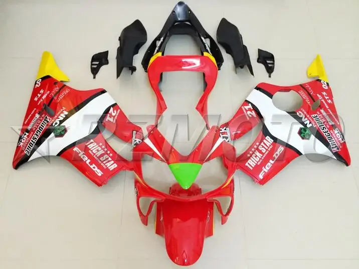 ABS Мотоциклетный вставной обтекатель комплект Подходит для HONDA CBR600 F4i FS 2001 2002 2003 01 02 03 заказной красный