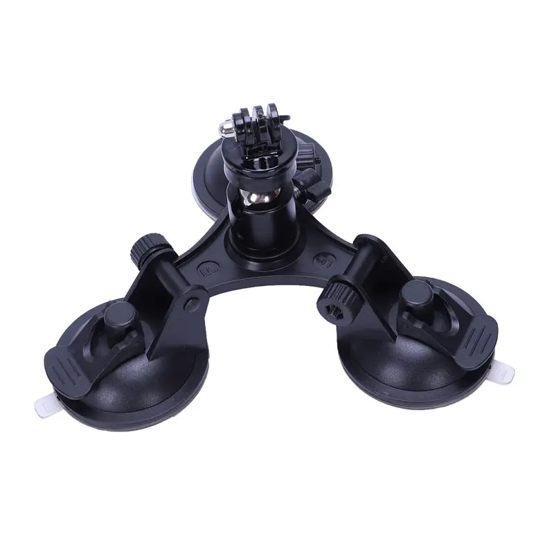 

1x Black Low angle car with a PTZ Triple-cornered Sucker suction cup for GOPRO hero 2/3/3+/4/5