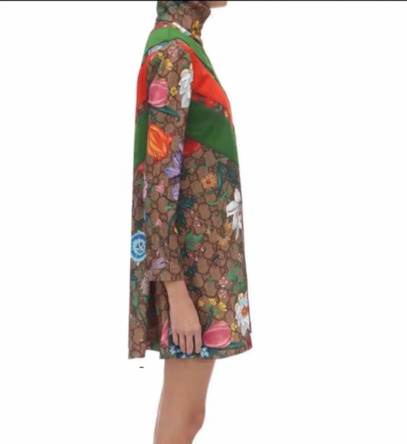 Mais recente Cor Listra Moda Feminina Elegante Vestido Impresso Primavera ремень ретро с высоким поясом ol платье