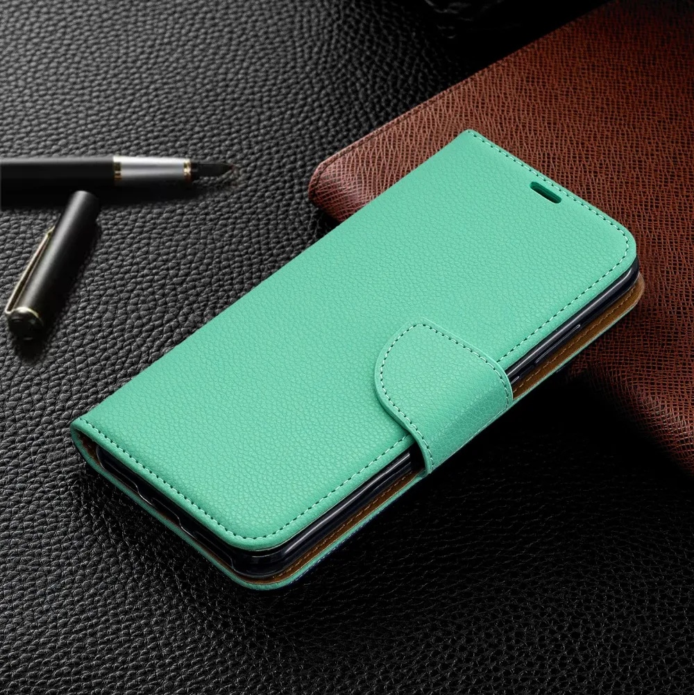 Huawei Y6(2019) Flip case on for Huawei Y6 2019 cover pu leather book wallet coque for Huawei Y 6 2019 Y6 Prime 2018 phone case silicone case for huawei phone