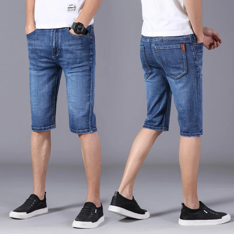 Mens Jeans 28 40 Size Knee Length Pants 