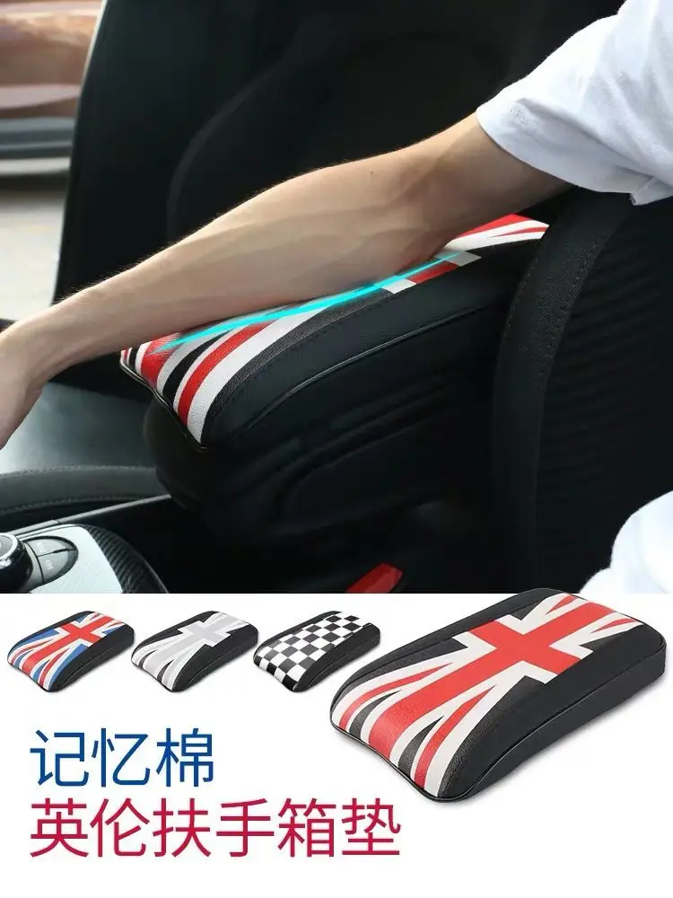 Подлокотник для автомобиля Автомобильная подушка рук с памятью Mini Cooper One S JCW R50 R55