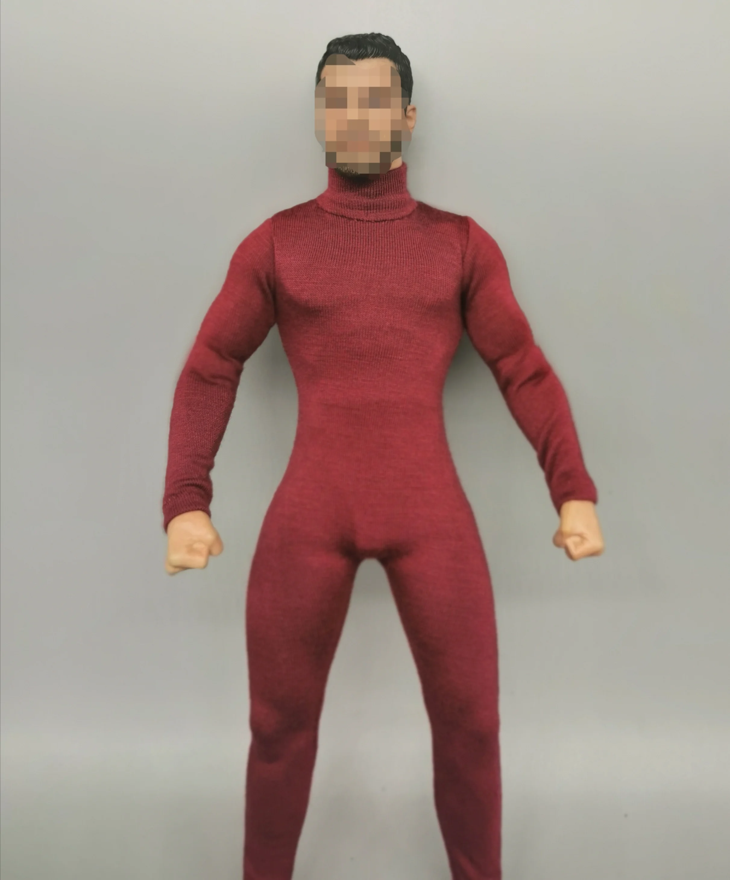 1/6 Scale Men's Shirt Clothing for 12'' Male Soldier Action Figure Body Red 